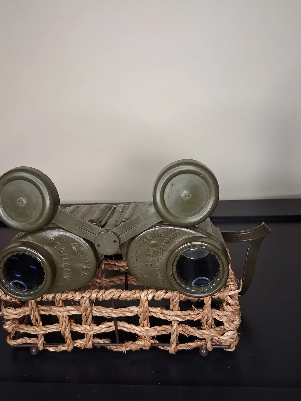 Vintage Steiner 8x30 German Marine Military Binoculars